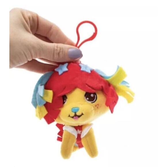 🔥CheeBee Rainbow Brite Puppy Brite 4" PLUSH Backpack Clip Keychain BNWT🔥 - Picture 4 of 6